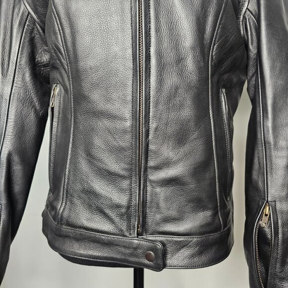 WOMEN'S MOTORCYCLE JACKETS, Black, Size Small, NEW - Picture 5 of 16